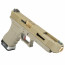 Страйкбольный пистолет (WE) GLOCK 34 Custom (TAN/TAN/Gold)