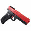 Гидрогелевый пистолет Glock 18C (Black/Red)