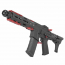 Страйкбольный автомат (East Crane) SI GRIDLOK 8.5 INCH M-LOK (RED) EC-337-8.5 RED