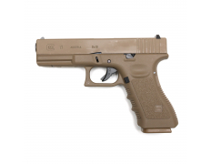 Страйкбольный пистолет (East Crane) Glock 17 gen.3 TAN EC-1101 DE