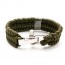 Браслет на руку Survival Paracord (Olive) с карабином