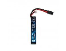 Аккумулятор BlueMAX 7.4V 1100mah 20С for M4/AK/СР-3M (Li-Po) 14.5*8*101